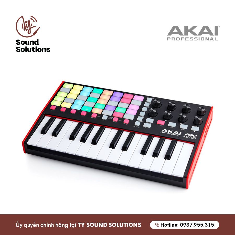 THIẾT BỊ SẢN XUẤT ÂM NHẠC CHÍNH HÃNG - AKAI APC KEY 25 MK II