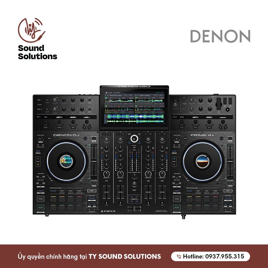 BÀN DJ CHÍNH HÃNG - DENON PRIME 4+