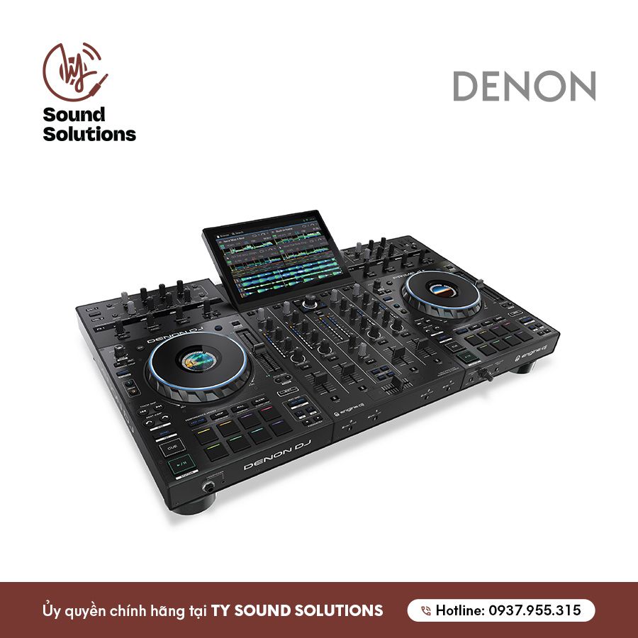 BÀN DJ CHÍNH HÃNG - DENON PRIME 4+