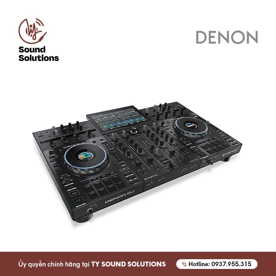 BÀN DJ CHÍNH HÃNG - DENON PRIME 4+
