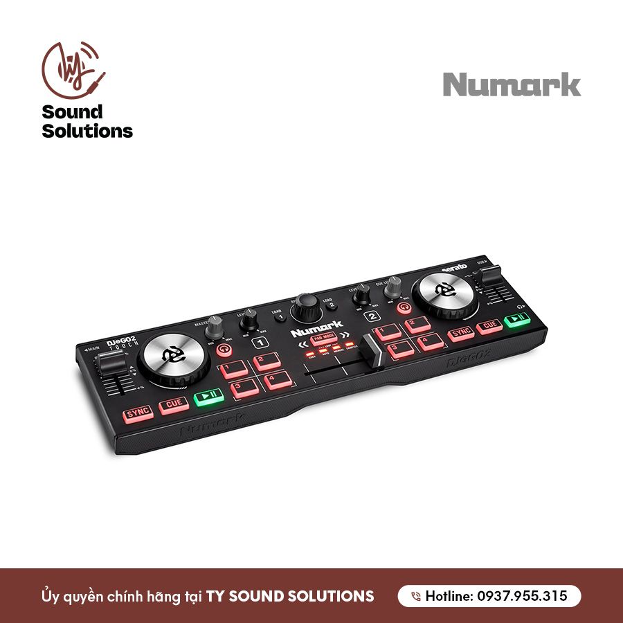 BÀN DJ CHÍNH HÃNG - NUMARK DJ2GO2 TOUCH