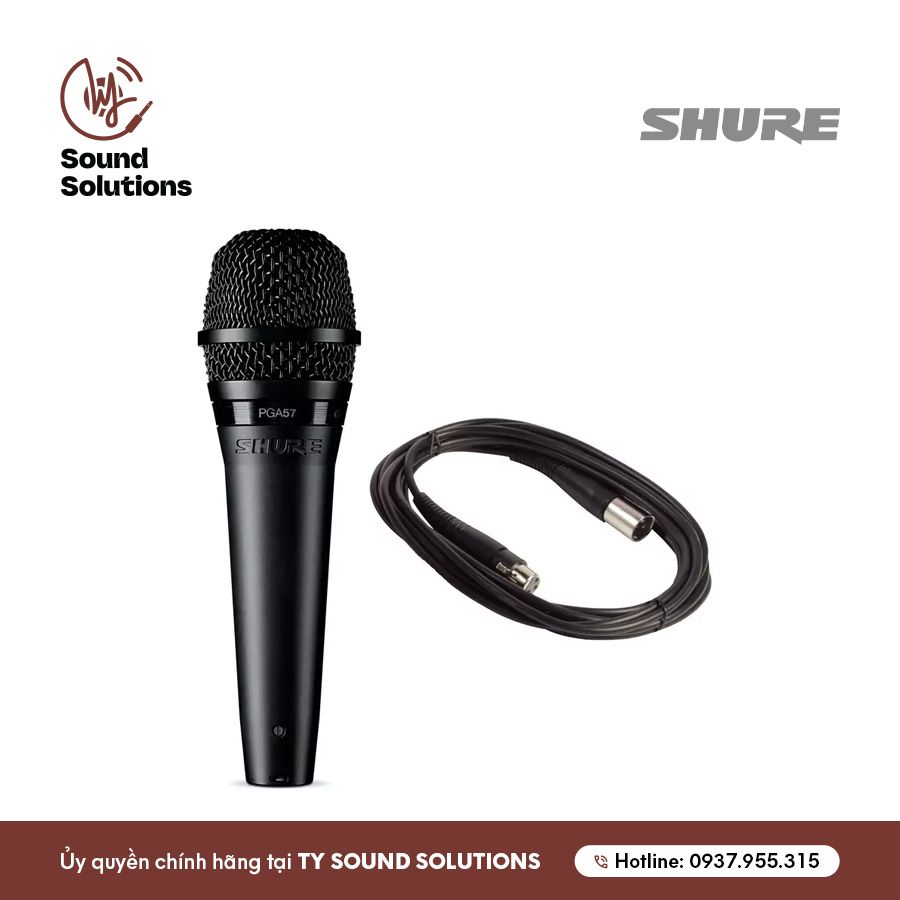 MICRO CÓ DÂY CHÍNH HÃNG - SHURE PGA 57