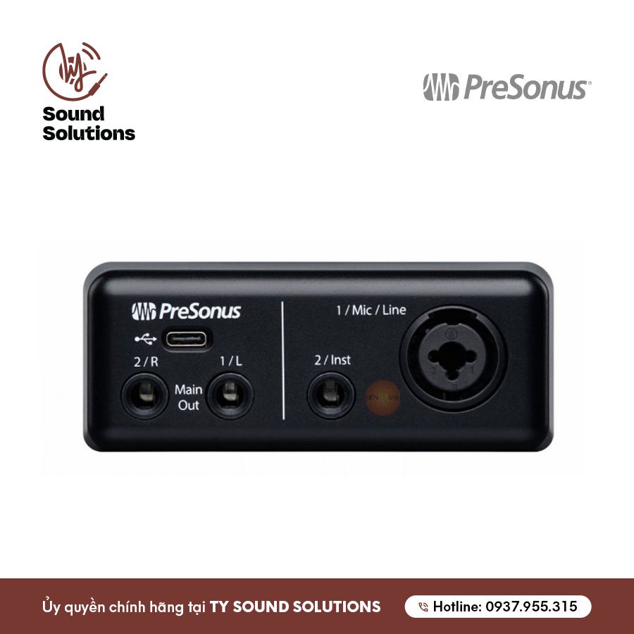 SOUNDCARDS CHÍNH HÃNG - PRESONUS AUDIOBOX GO