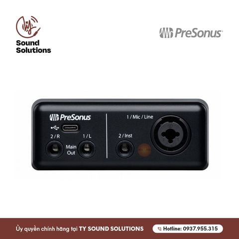  SOUNDCARDS CHÍNH HÃNG - PRESONUS AUDIOBOX GO 