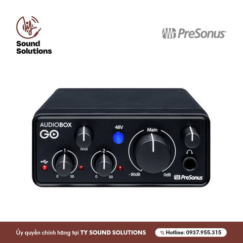  SOUNDCARDS CHÍNH HÃNG - PRESONUS AUDIOBOX GO 