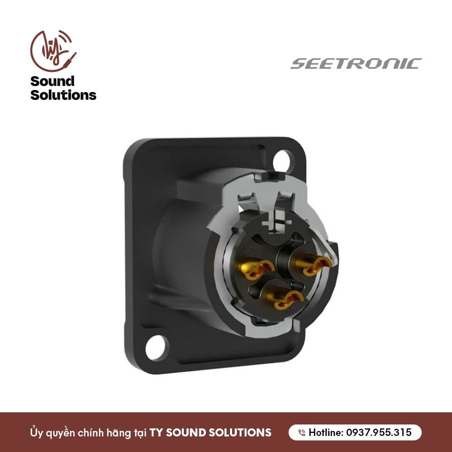 JACK ÂM THANH CHÍNH HÃNG - SEETRONIC MJ3F2C - BG