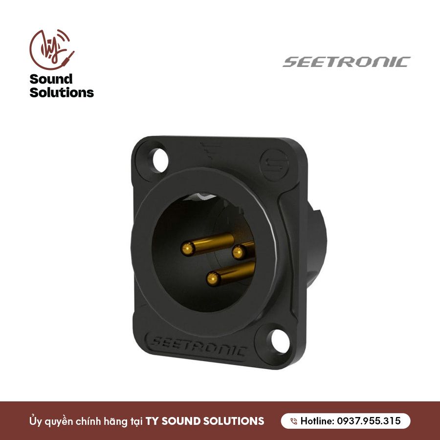 JACK ÂM THANH CHÍNH HÃNG - SEETRONIC MJ3F2C - BG