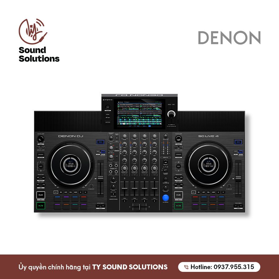 BÀN DJ CHÍNH HÃNG - DENON SC LIVE 4