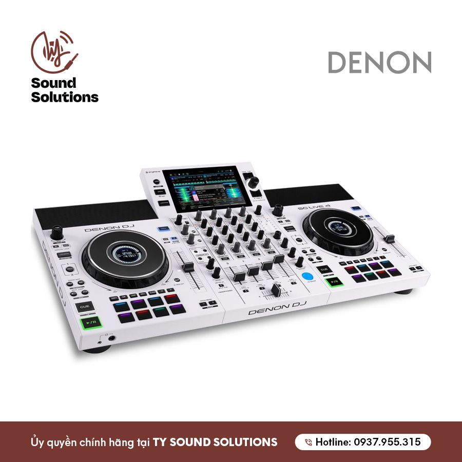 BÀN DJ CHÍNH HÃNG - DENON SC LIVE 4 WHITE