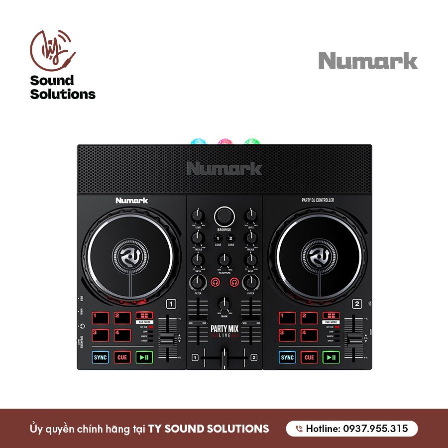 BÀN DJ CHÍNH HÃNG - NUMARK PARTY MIX LIVE