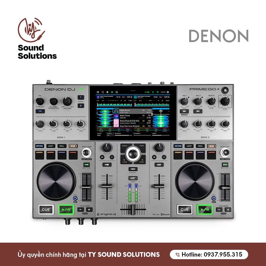 BÀN DJ CHÍNH HÃNG -  DENON DJ PRIME GO+