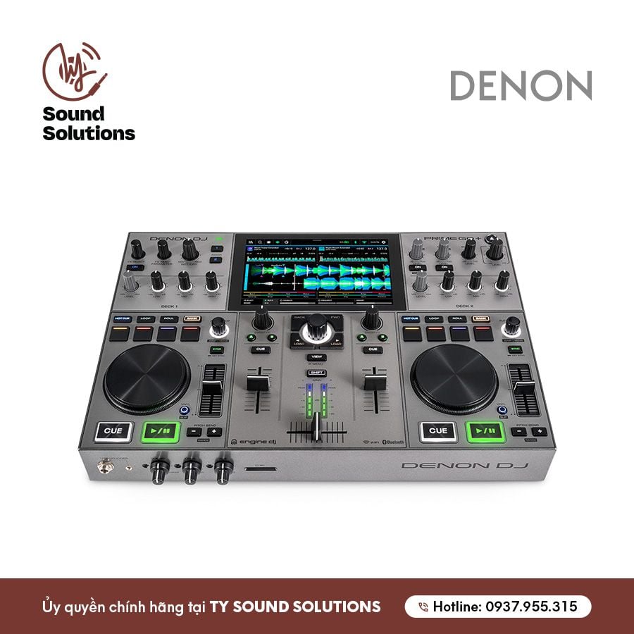 BÀN DJ CHÍNH HÃNG -  DENON DJ PRIME GO+