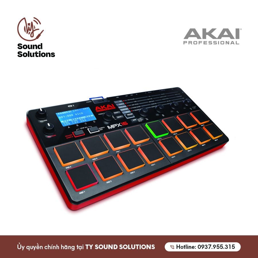 THIẾT BỊ SẢN XUẤT ÂM NHẠC CHÍNH HÃNG - AKAI MPX16M10