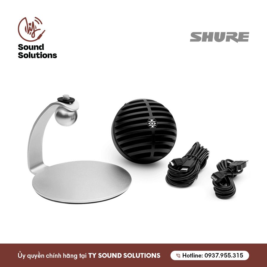 MICRO THU ÂM CHUYÊN NGHIỆP CHÍNH HÃNG - SHURE MV5 CỔNG USB-A/C