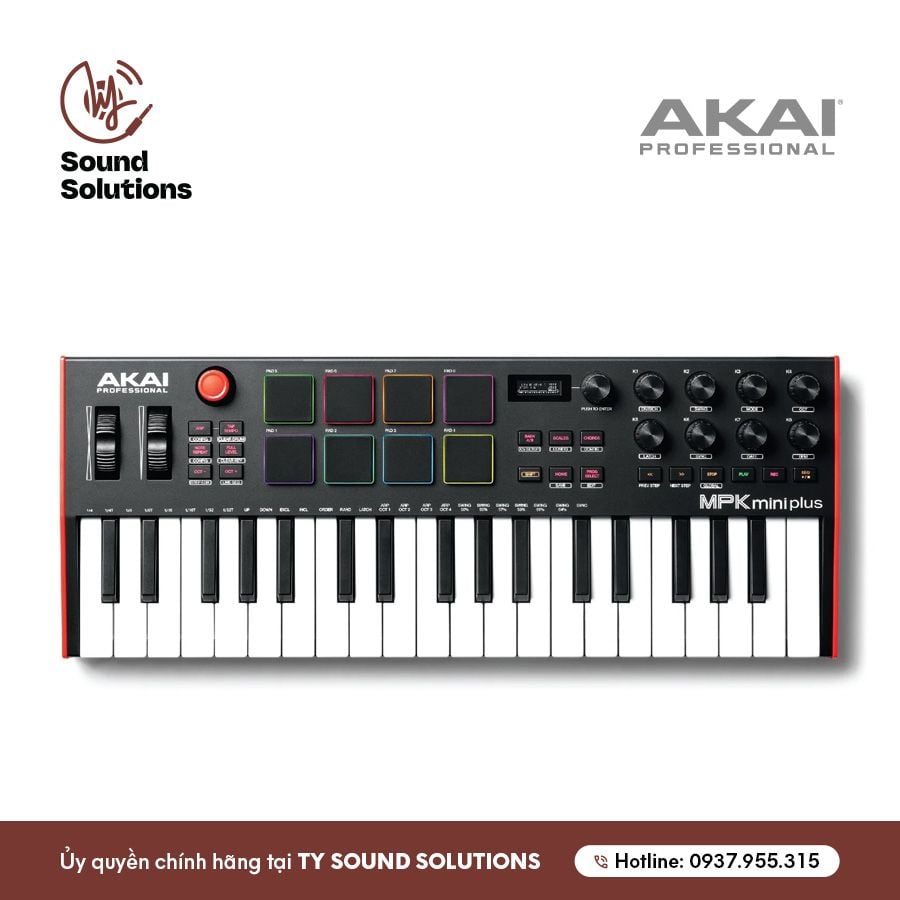 THIẾT BỊ SẢN XUẤT ÂM NHẠC CHÍNH HÃNG - AKAI MPK MINI PLUS