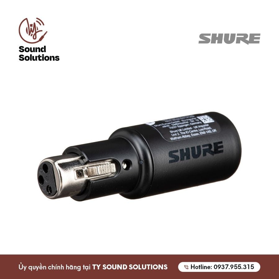 SOUNDCARDS CHÍNH HÃNG - SHURE MVX2U XLR SANG USB