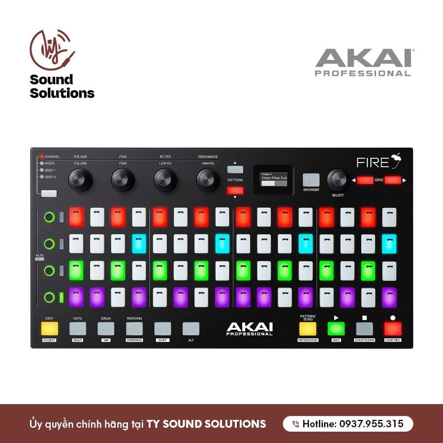 THIẾT BỊ SẢN XUẤT ÂM NHẠC CHÍNH HÃNG - AKAI FIRE