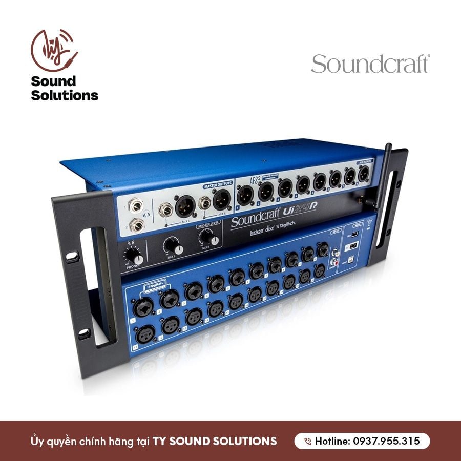 MIXER DIGITAL CHÍNH HÃNG - SOUNDCRAFT UI24R