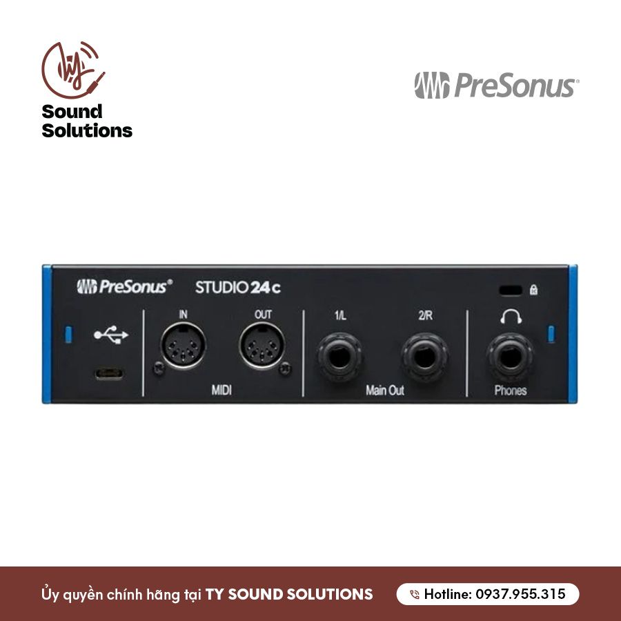 SOUNDCARDS CHÍNH HÃNG - PRESONUS STUDIO 24C