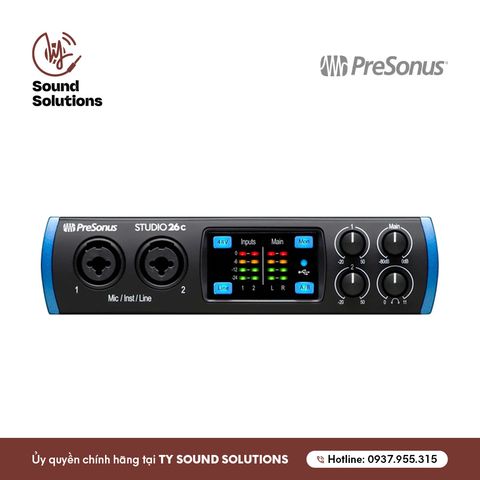  SOUNDCARDS CHÍNH HÃNG - PRESONUS STUDIO 26C 