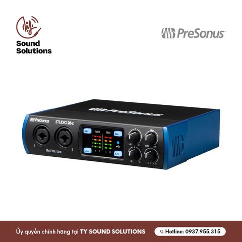  SOUNDCARDS CHÍNH HÃNG - PRESONUS STUDIO 26C 