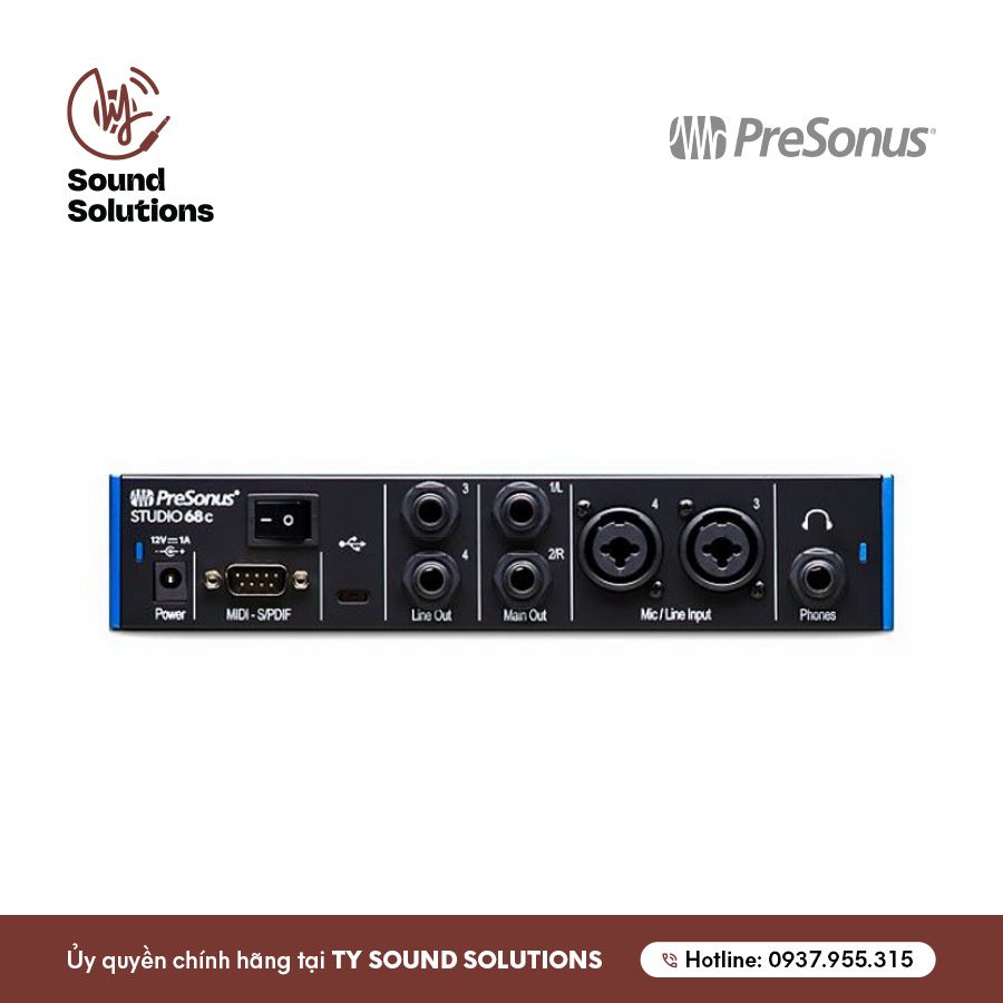 SOUNDCARDS CHÍNH HÃNG - PRESONUS STUDIO 68C