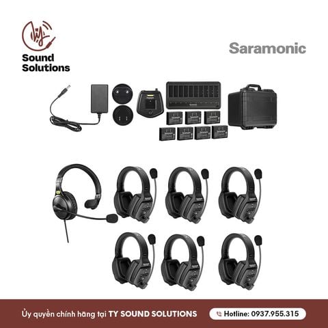  HỆ THỐNG LIÊN LẠC INTERCOM CHÍNH HÃNG - SARAMONIC WITALK WT7D 