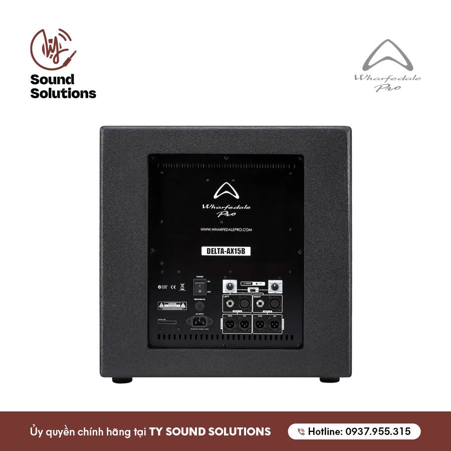 LOA SUBWOOFER ACTIVE CHÍNH HÃNG - WHARFEDALE PRO DELTA-AX15B