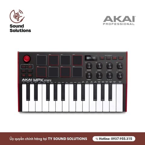  THIẾT BỊ SẢN XUẤT ÂM NHẠC CHÍNH HÃNG - AKAI MINI MK3 ORIGINAL 