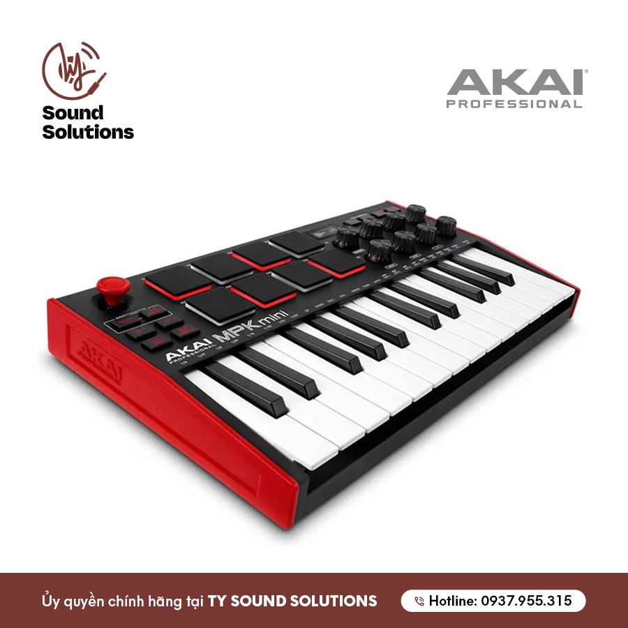 THIẾT BỊ SẢN XUẤT ÂM NHẠC CHÍNH HÃNG - AKAI MINI MK3 ORIGINAL