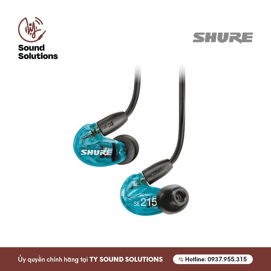 TAI NGHE INEAR CHÍNH HÃNG CÓ DÂY - SHURE SE215 PRO SPECIAL EDITION