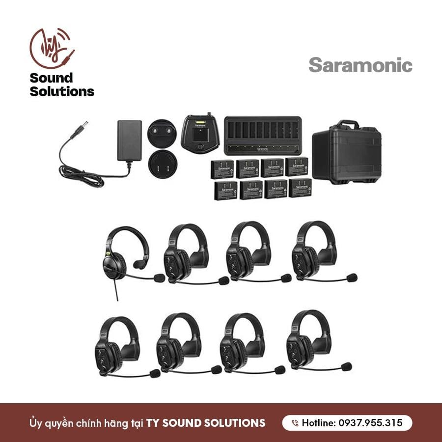 BỘ TAI NGHE INTERCOM CHÍNH HÃNG - SARAMONIC WITALK WT8S
