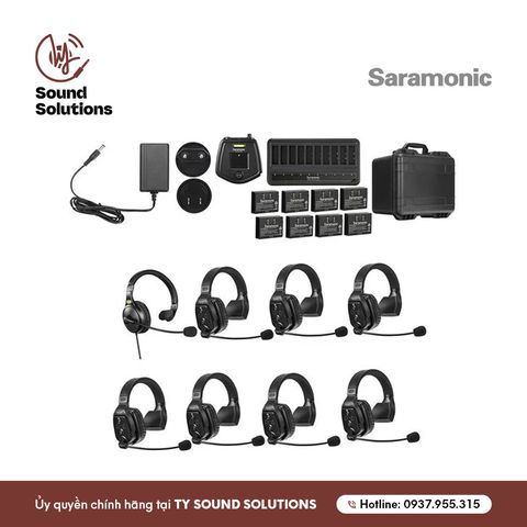  BỘ TAI NGHE INTERCOM CHÍNH HÃNG - SARAMONIC WITALK WT8S 
