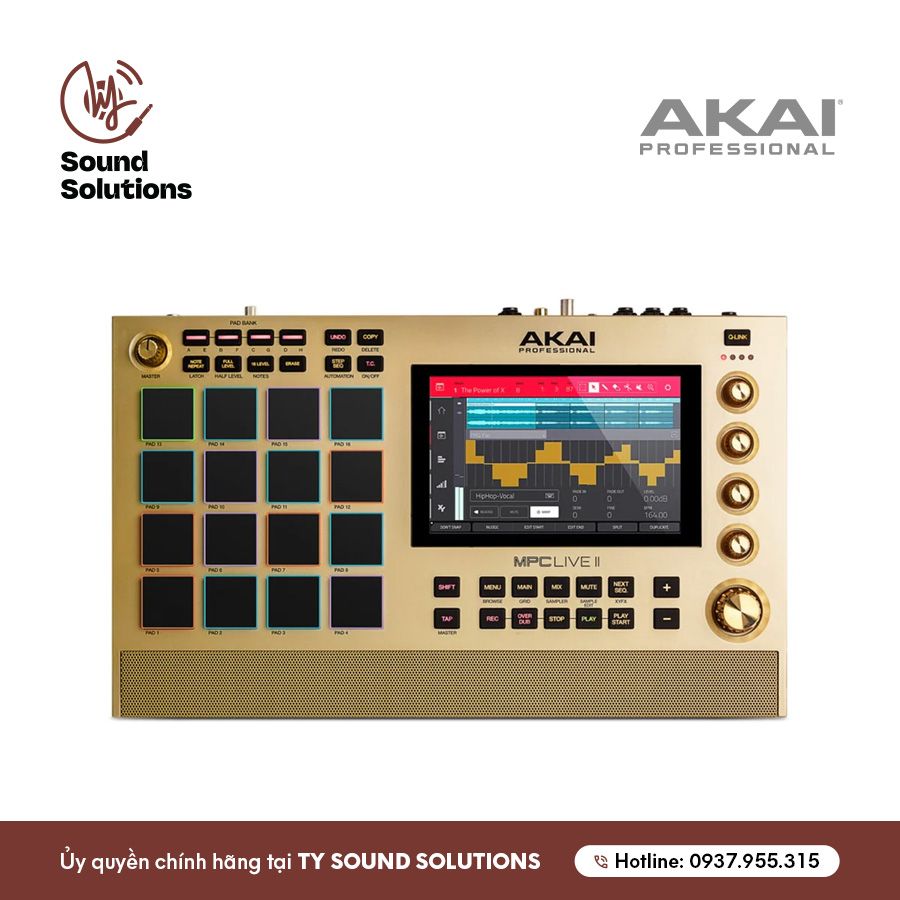 THIẾT BỊ SẢN XUẤT ÂM NHẠC CHÍNH HÃNG - AKAI MPC LIVE II