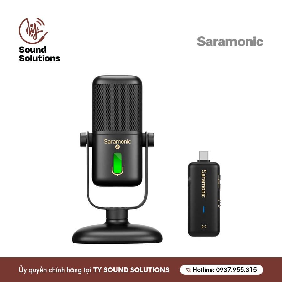 MICRO THU ÂM CHUYÊN NGHIỆP CHÍNH HÃNG - SARAMONIC SR-MV2000W