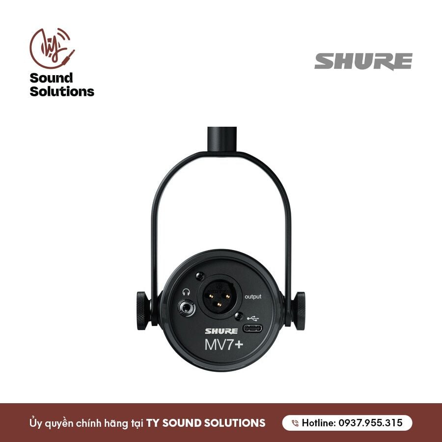 MICRO THU ÂM CHUYÊN NGHIỆP CHÍNH HÃNG - SHURE MV7+