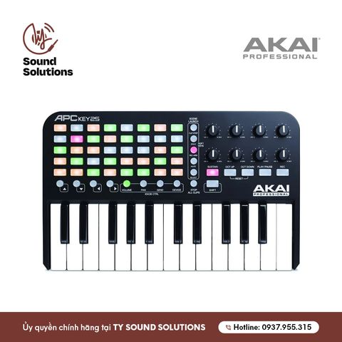  THIẾT BỊ SẢN XUẤT ÂM NHẠC CHÍNH HÃNG - AKAI APC KEY 25 