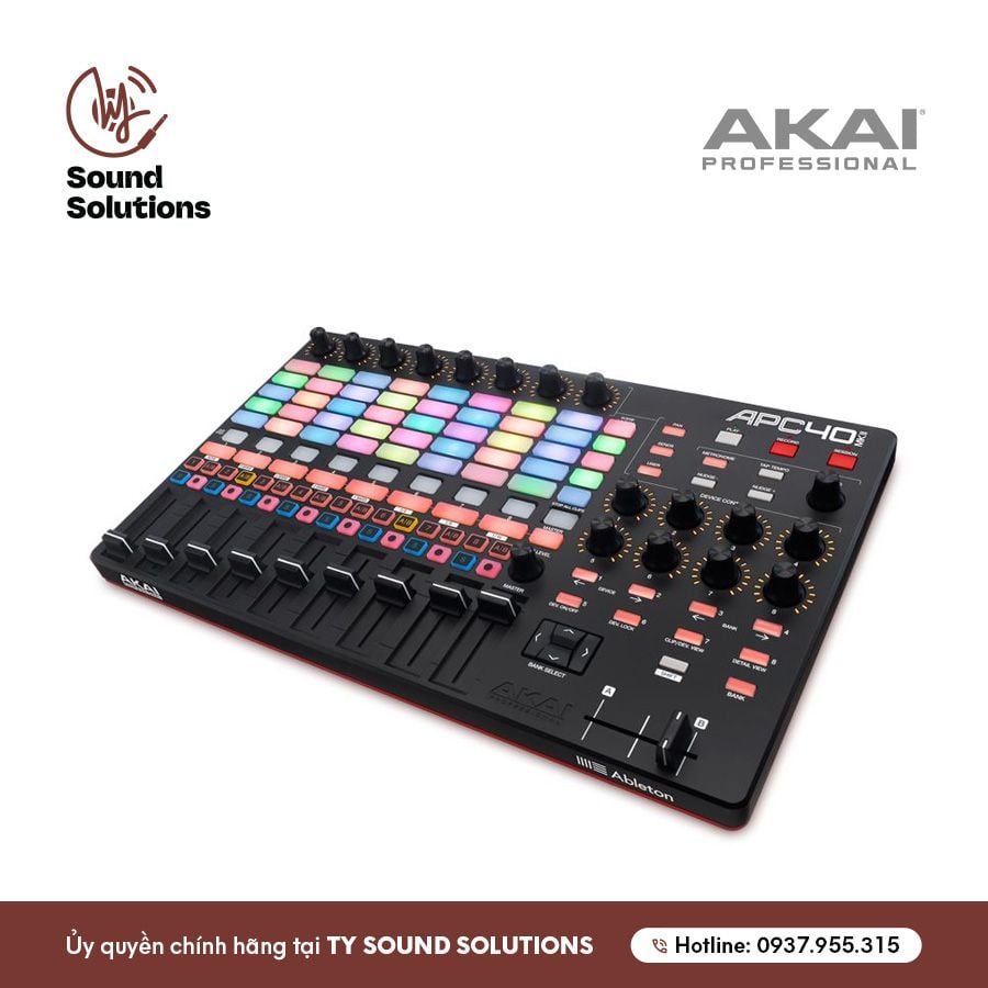 THIẾT BỊ SẢN XUẤT ÂM NHẠC CHÍNH HÃNG - AKAI APC40 MKII