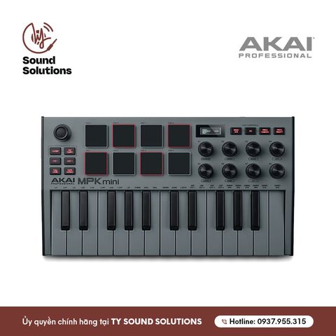  THIẾT BỊ SẢN XUẤT ÂM NHẠC CHÍNH HÃNG - AKAI MPK MINI 3 