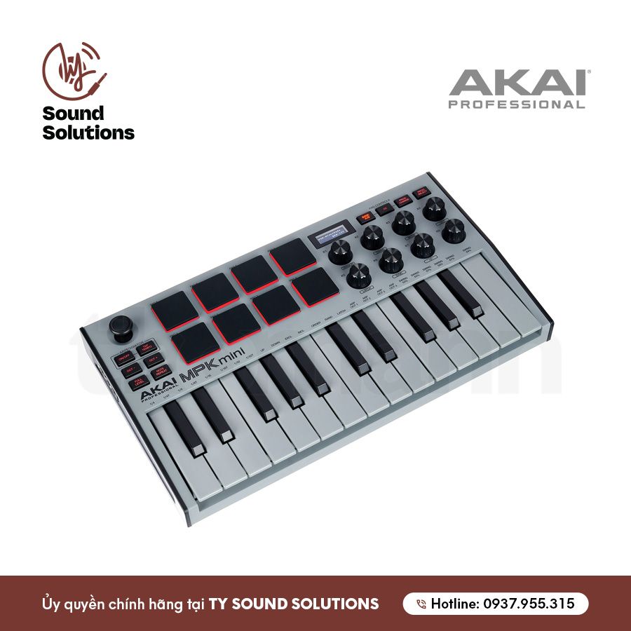 THIẾT BỊ SẢN XUẤT ÂM NHẠC CHÍNH HÃNG - AKAI MPK MINI 3
