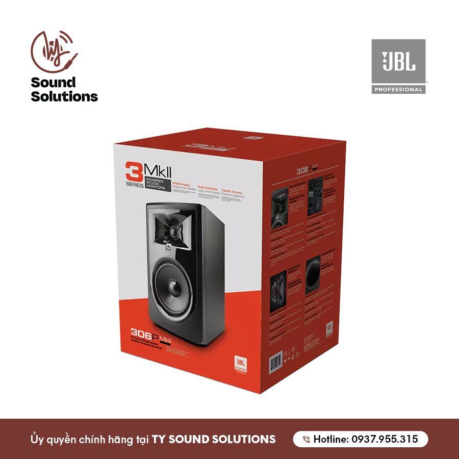 LOA KIỂM ÂM CHÍNH HÃNG - JBL PROFESSIONAL 306P MKII