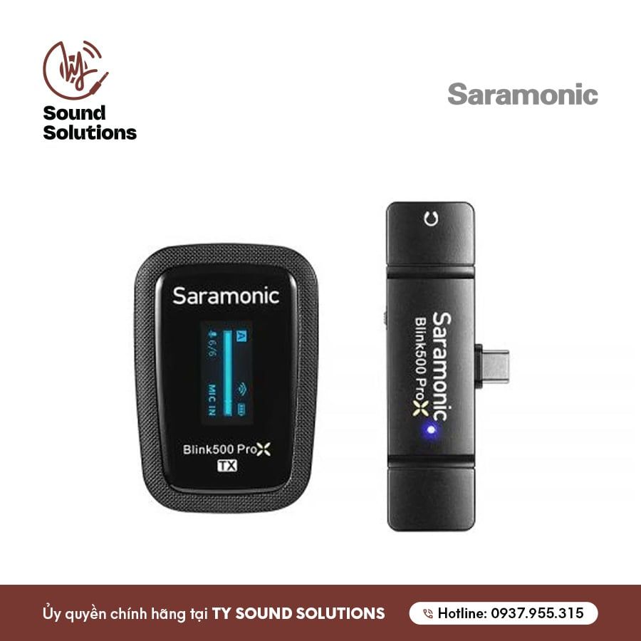 MICRO THU ÂM CHÍNH HÃNG - SARAMONIC BLINK 500 ProX B5