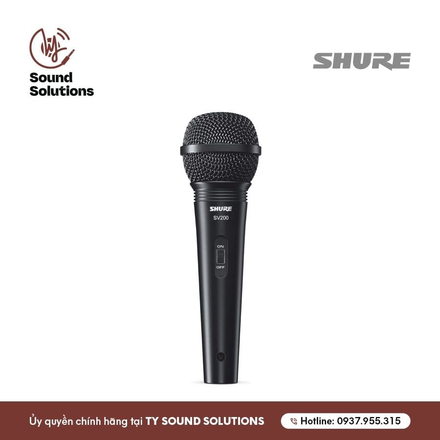 MICRO CÓ DÂY CHÍNH HÃNG - SHURE SX200