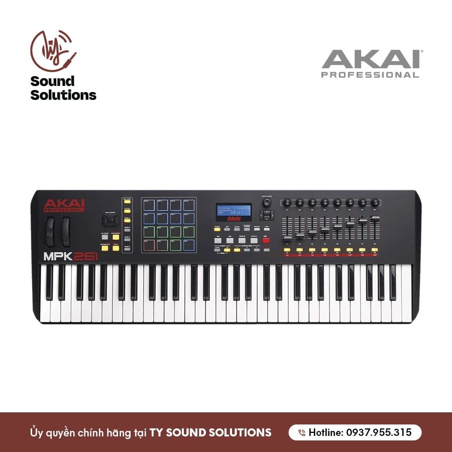 THIẾT BỊ SẢN XUẤT ÂM NHẠC CHÍNH HÃNG - AKAI MPK 261