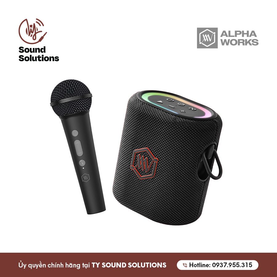 LOA BLUETOOTH CHÍNH HÃNG - ALPHA WORKS AW SONIK PLUS