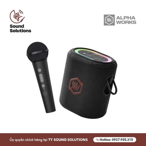 LOA BLUETOOTH CHÍNH HÃNG - ALPHA WORKS AW SONIK PLUS 