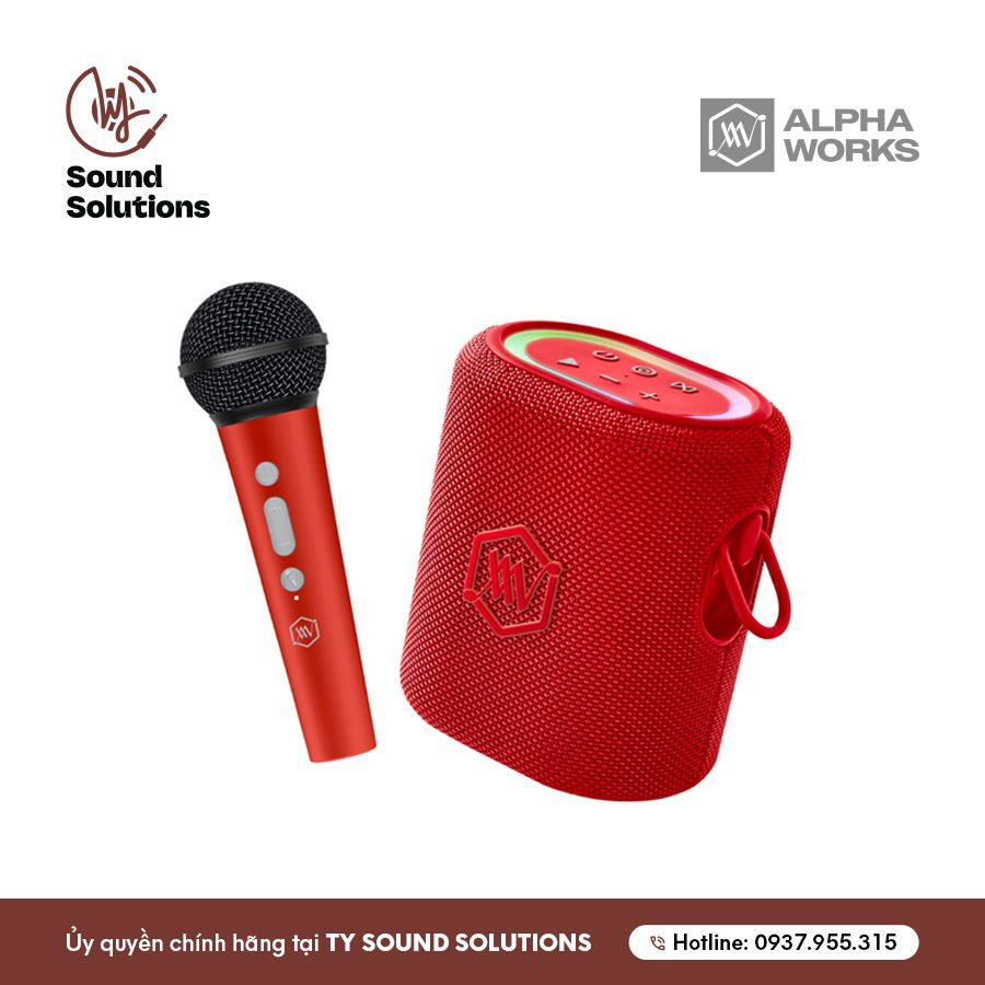 LOA BLUETOOTH CHÍNH HÃNG - ALPHA WORKS AW SONIK PLUS