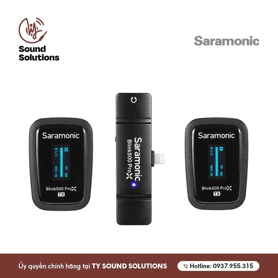 MICRO THU ÂM CHÍNH HÃNG - SARAMONIC BLINK500 PROX B4