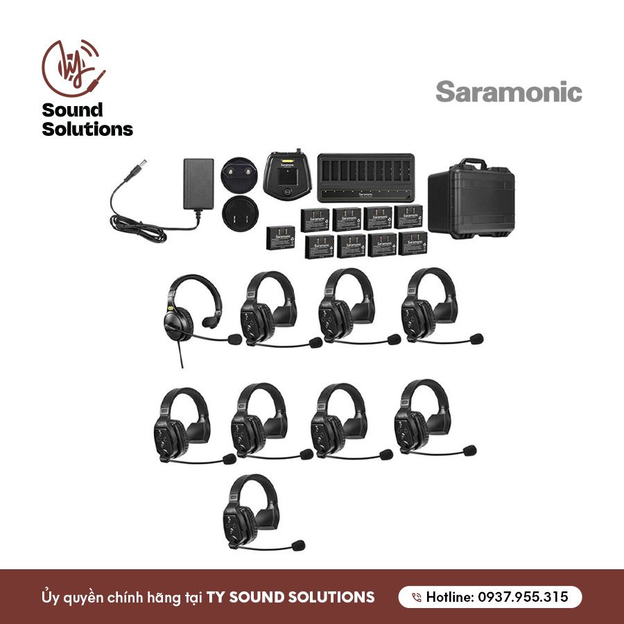 TAI NGHE INTERCOM CHÍNH HÃNG - SARAMONIC WITALK WT9S