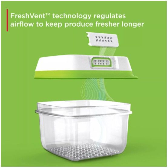 [4 size lẻ hộp & nắp] HỘP TRỮ RAU CỦ QUẢ TƯƠI LÂU - RAU THỞ Rubbermaid ...